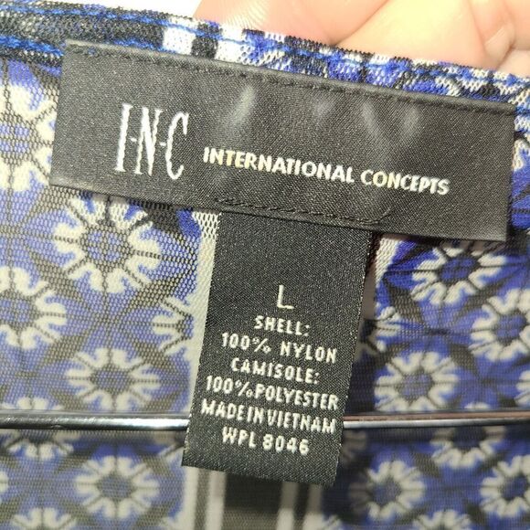 INC International Concepts Sheer Boho Blouse. **No Cami - Picture 8 of 10